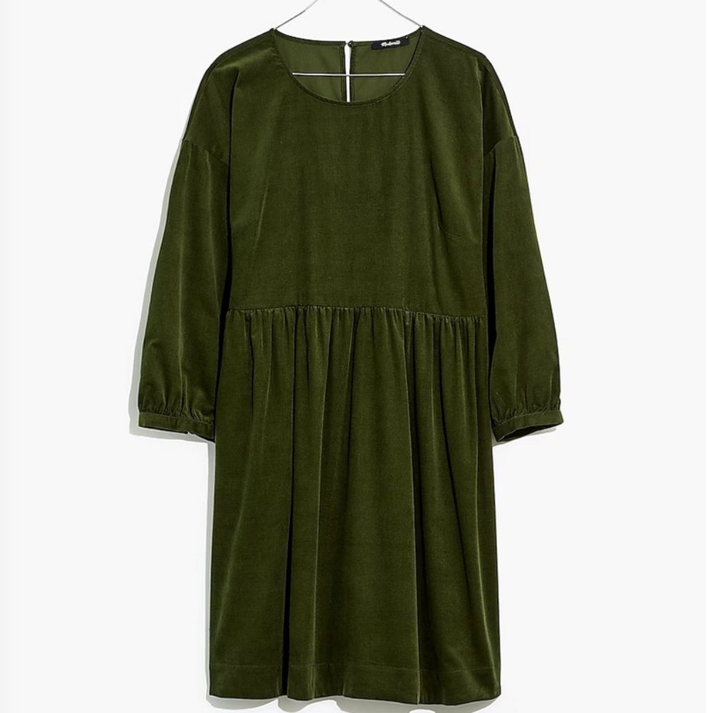 Madewell Corduroy Relaxed Mini Dress
